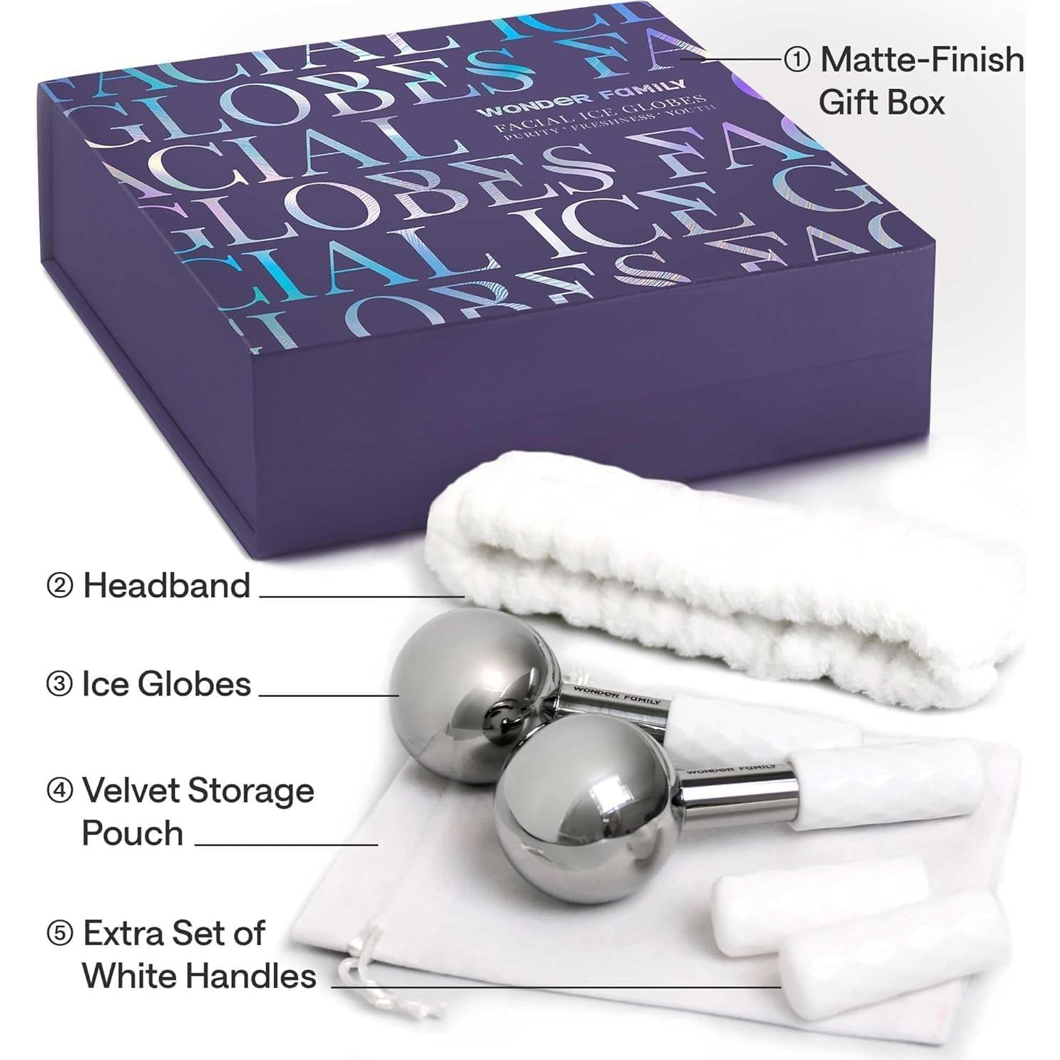 Esferas de Hielo Facial Acero Inoxidable Wonder Family 20x17cm