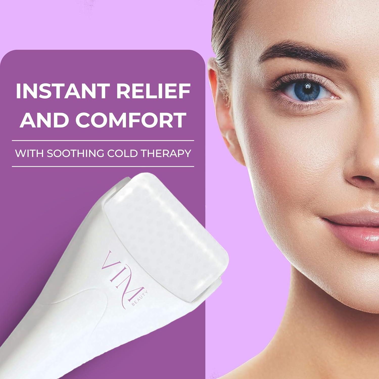Rodillo de Hielo Facial VIM Beauty - Masaje Frío para Piel