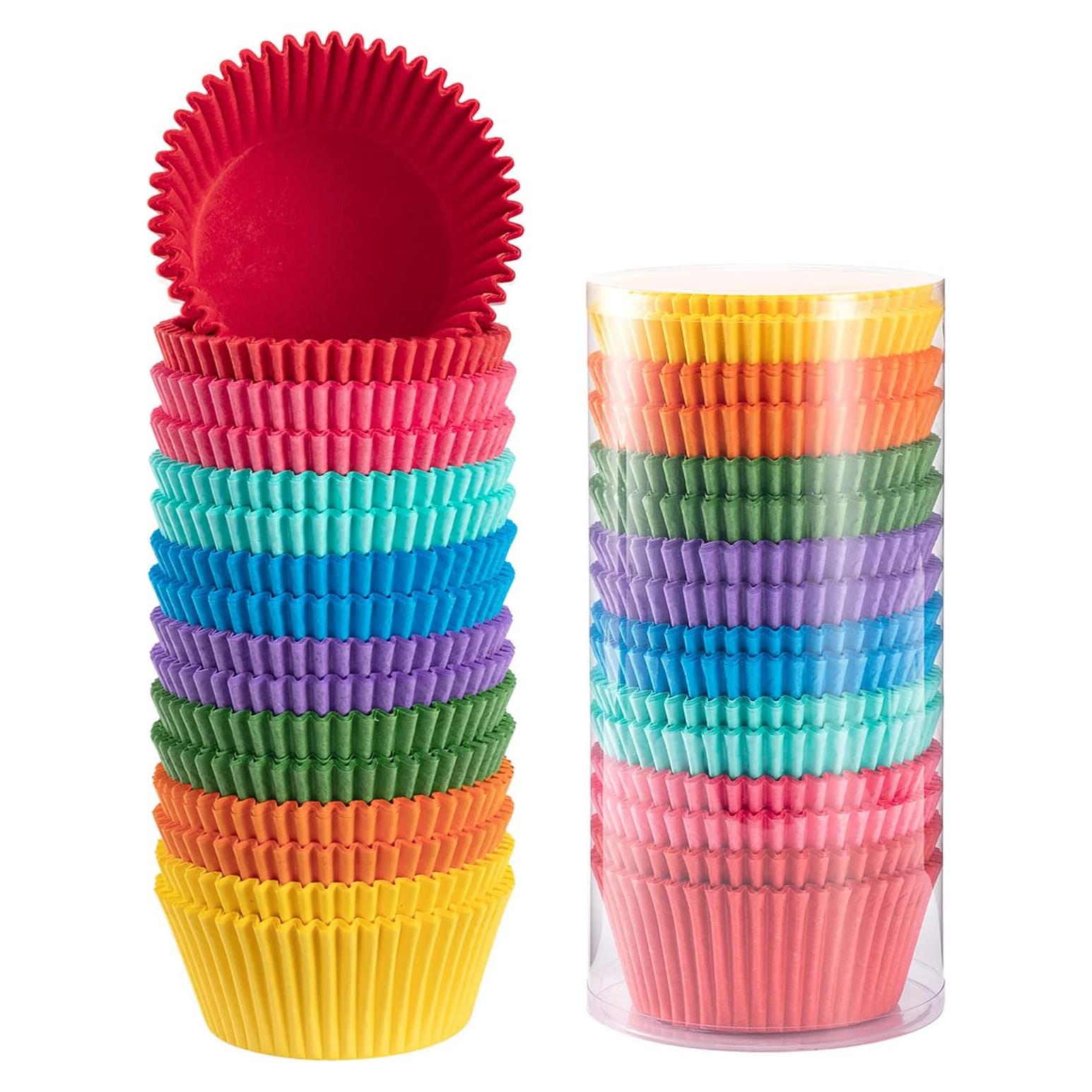Forros para Cupcakes Jumbo GiFBERA 400 Unidades Multicolor
