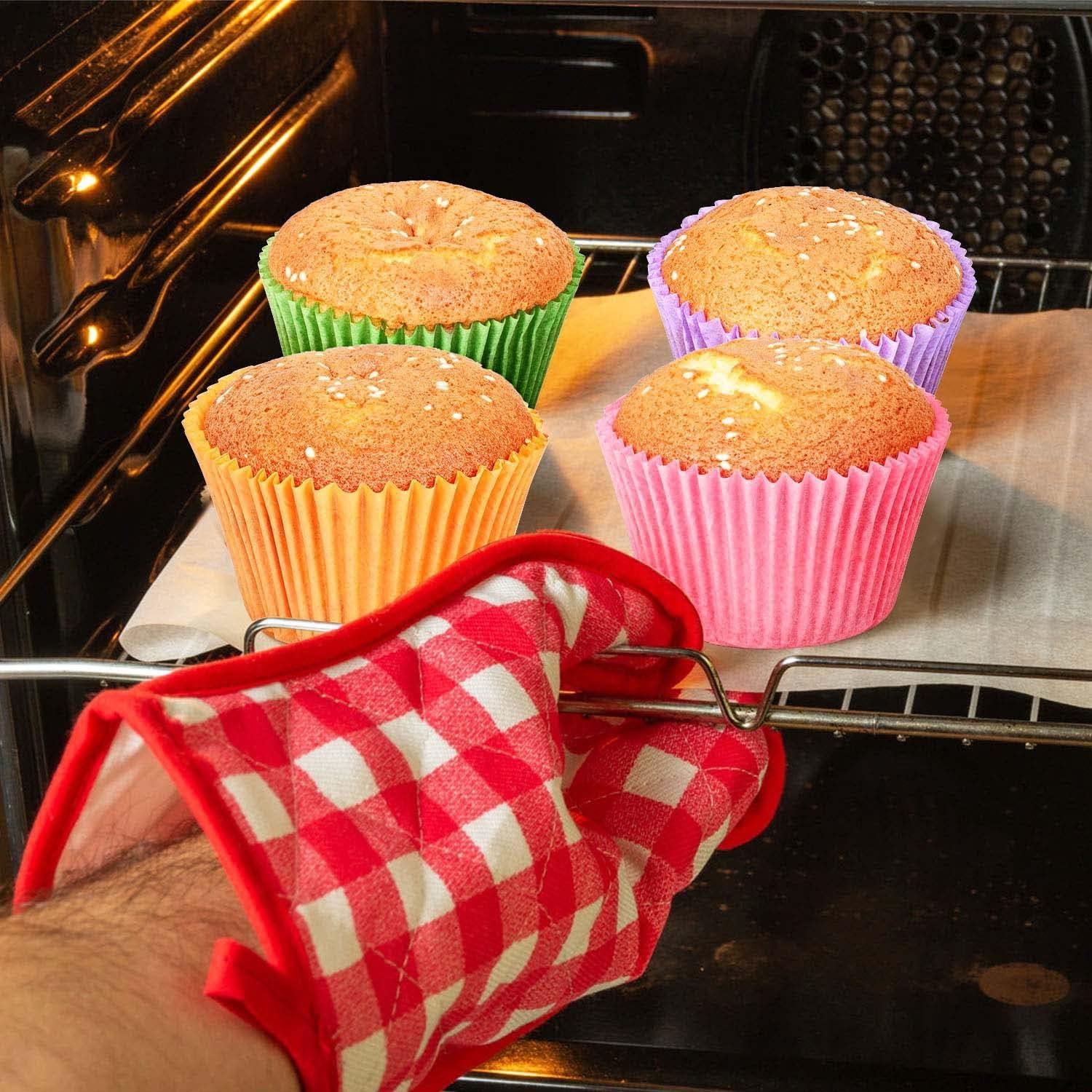 Forros para Cupcakes Jumbo GiFBERA 400 Unidades Multicolor