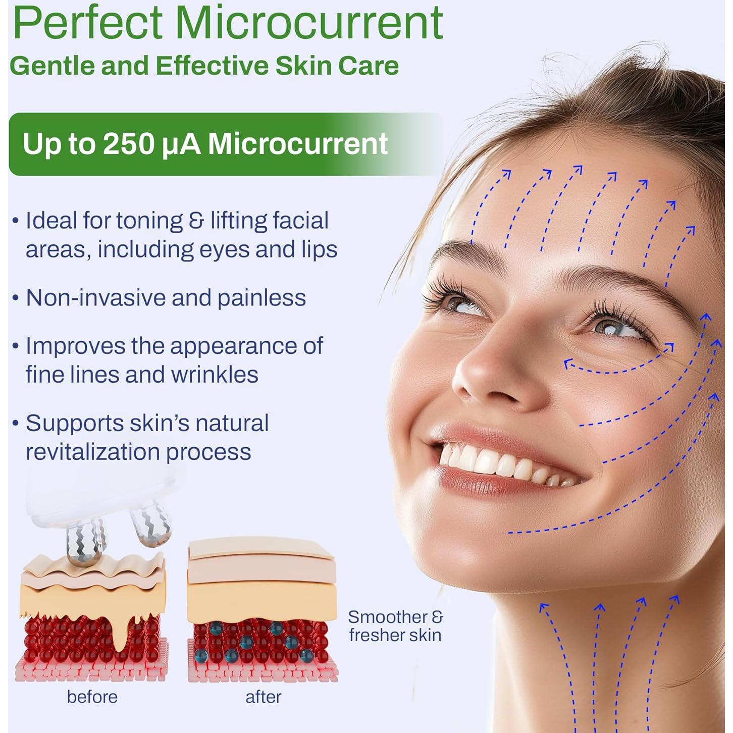 Dispositivo Facial de Microcorriente LEEMCOR 10x10cm 330g