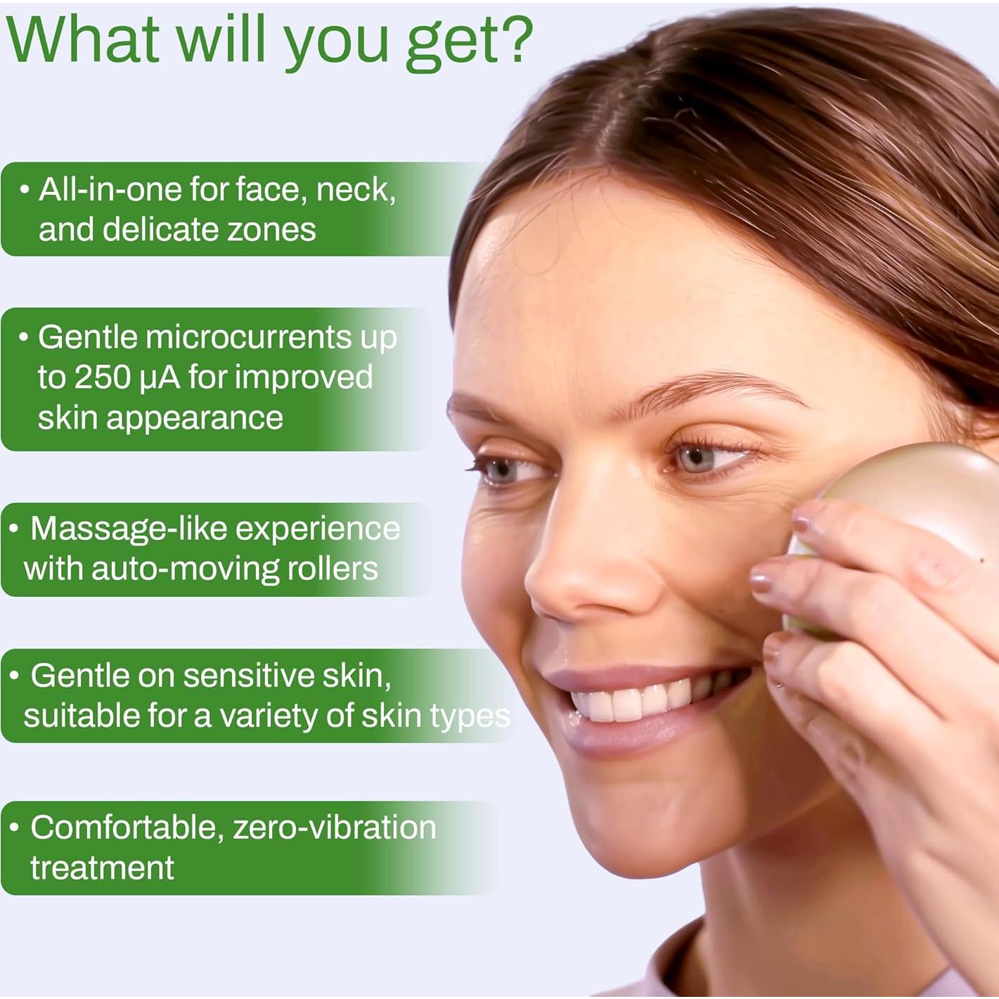 Dispositivo Facial de Microcorriente LEEMCOR 10x10cm 330g