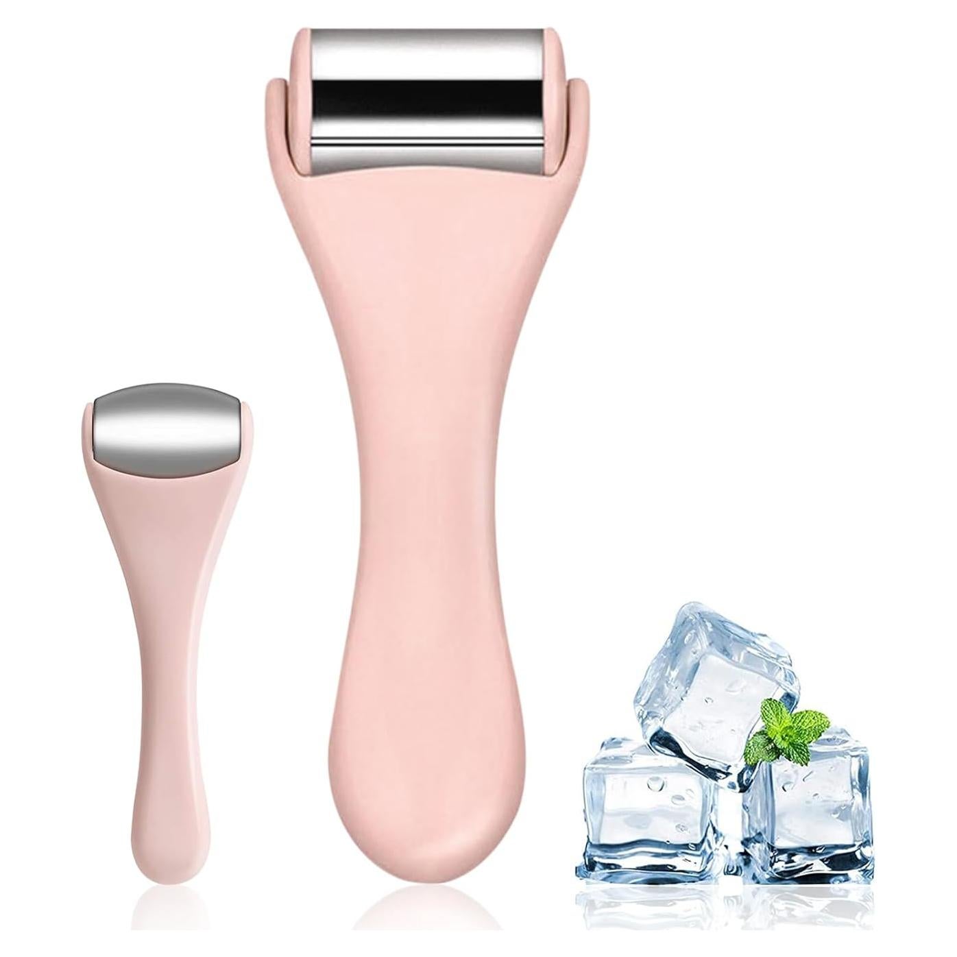 Rodillo de Hielo Facial y para Ojos Rosarden 2PCS Alivio Ojeras