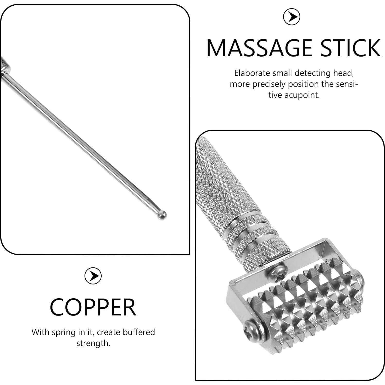 Herramienta de Masaje Facial EXCEART con Acupuntura Ajustable