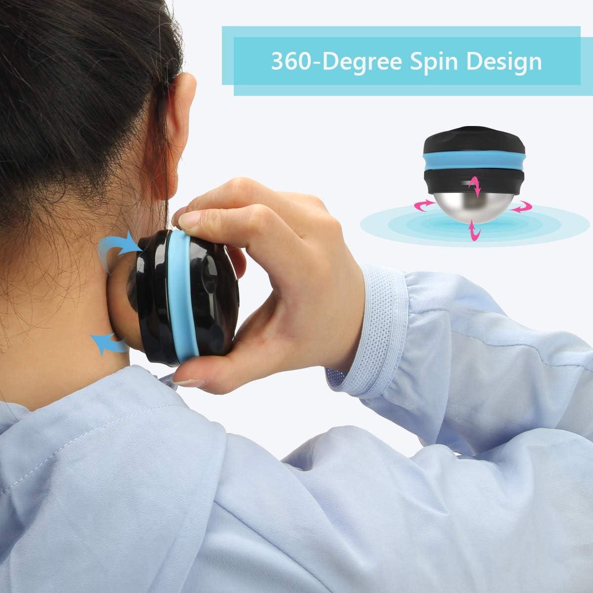 Rodillo de Masaje Frío Ahier con Gel y Bola Removible 5.08cm