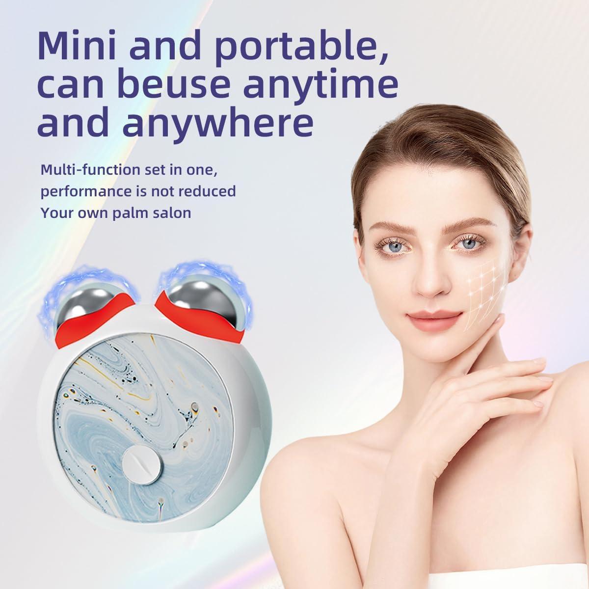 Masajeador Facial Microcorriente Dr.hiumi 3 en 1 - Blanco