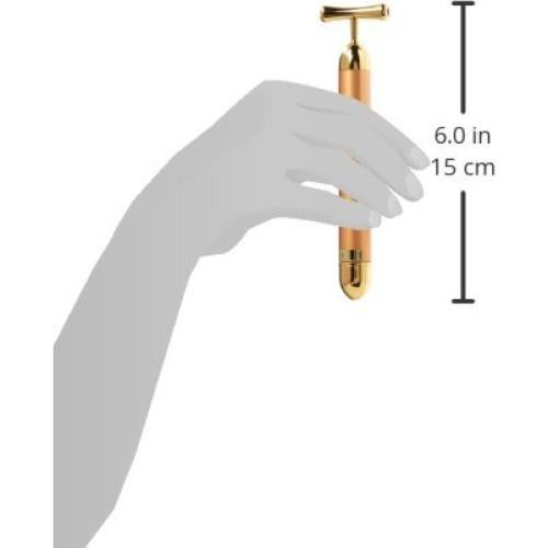 Masajeador Facial Eléctrico DANGSHAN 24K en Forma de T