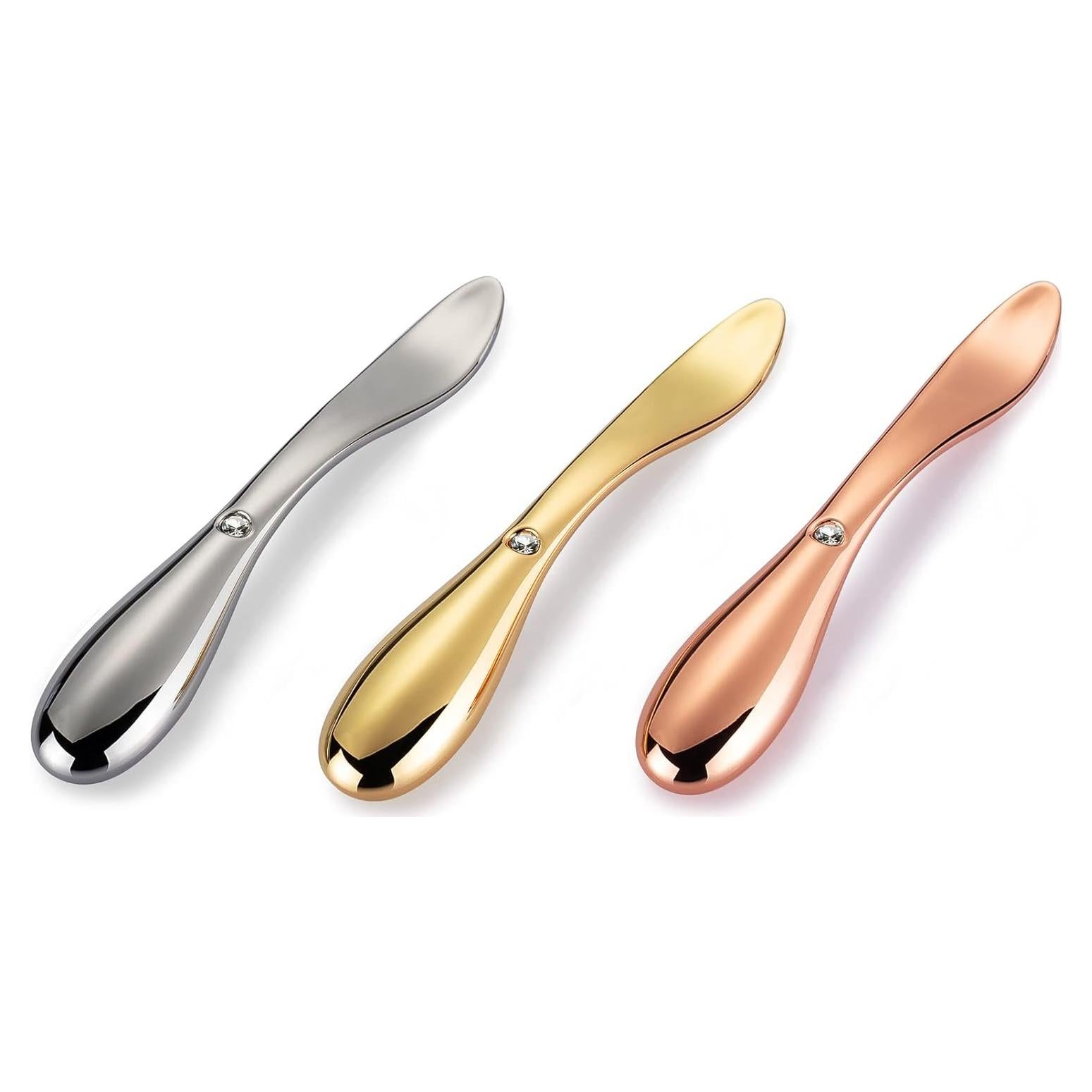 Masajeador Facial Tekson 2 en 1 Crema para Ojos Roller Zinc