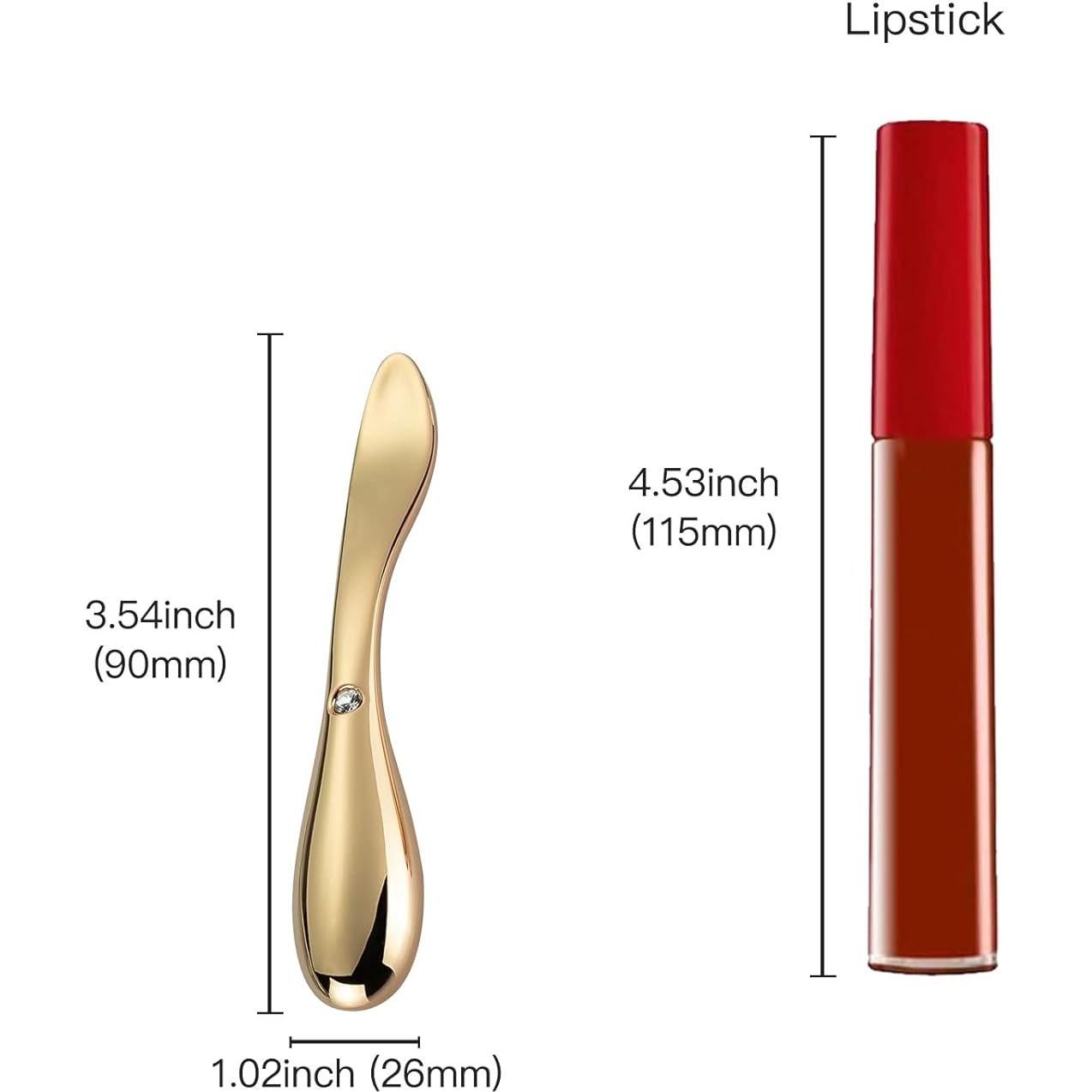 Masajeador Facial Tekson 2 en 1 Crema para Ojos Roller Zinc