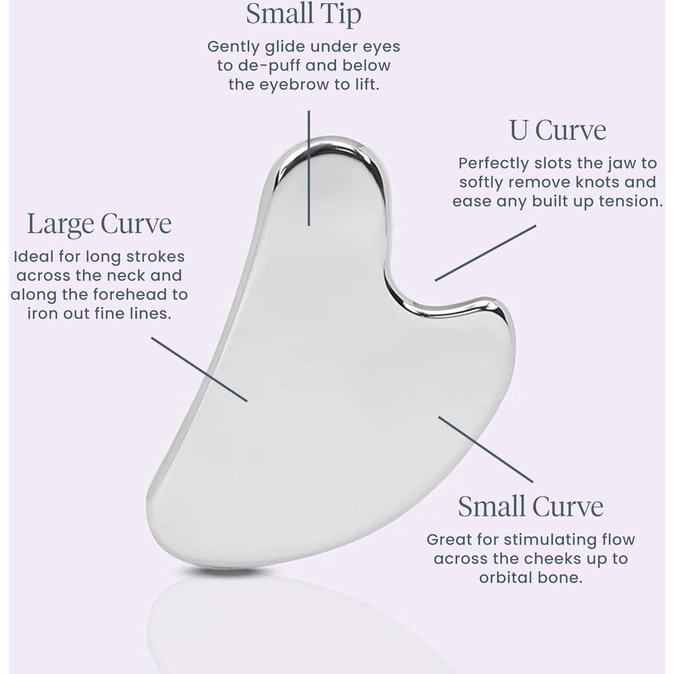 Herramienta Gua Sha Wonderskin Liquid Gym para Masaje Facial