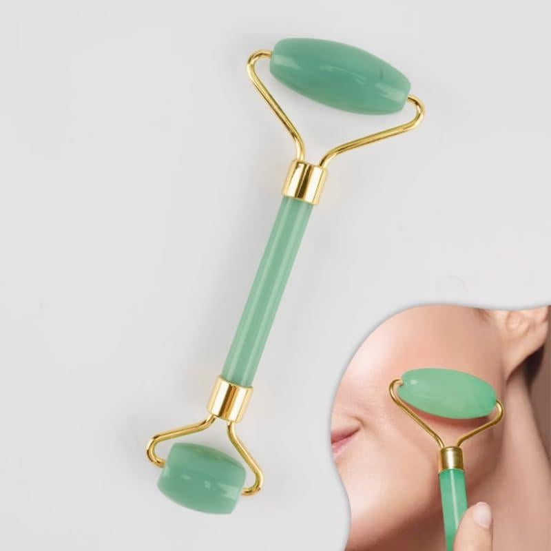 Set de Herramientas Faciales Lovsheme Gua Sha y Rodillo de Jade