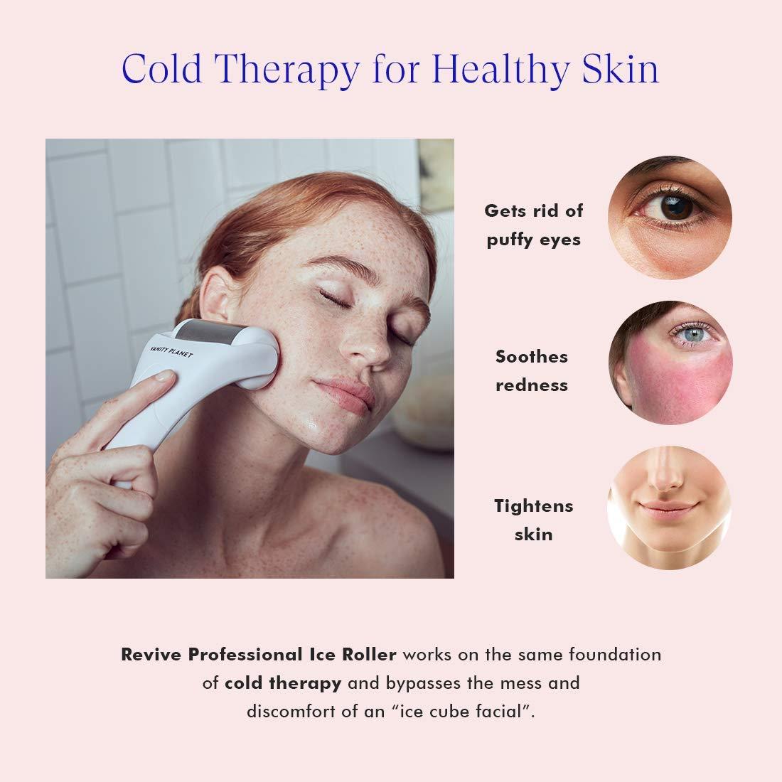 Rodillo de Hielo Facial Vanity Planet Revive Antienvejecimiento