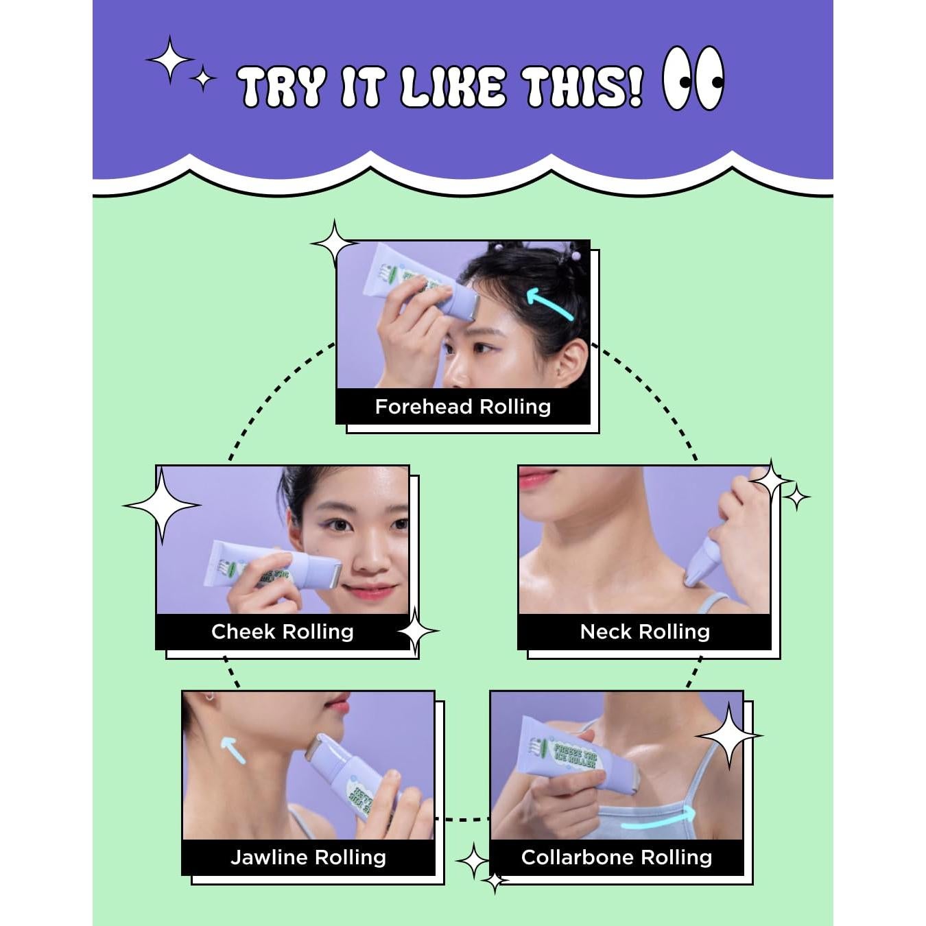 Rodillo Facial de Hielo CHASIN' RABBITS con Suero Hidratante 50ml