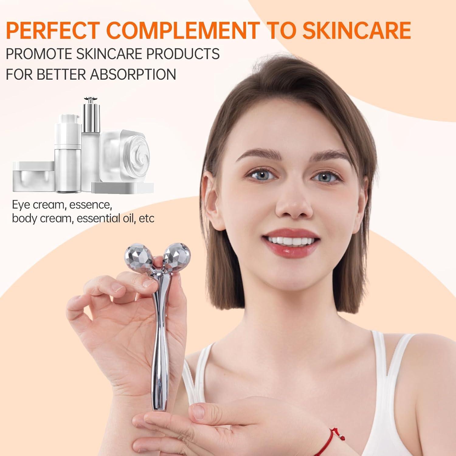 Rodillo Facial Metálico InfiniteRelax 3D Antienvejecimiento