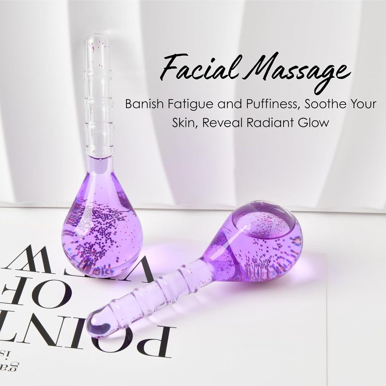 Esferas de Hielo Facial Lazzybeauty - Masajeador Antienvejecimiento