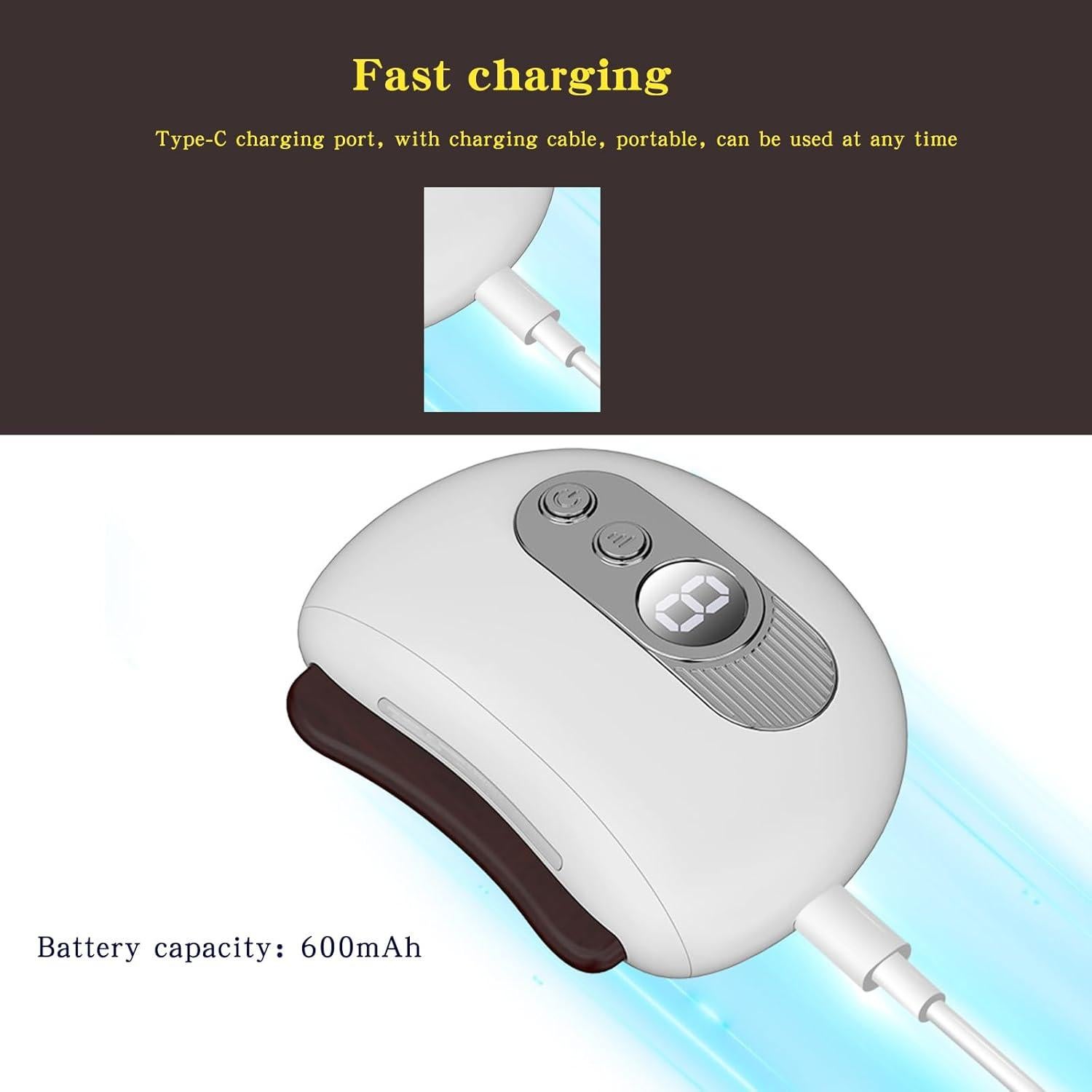 Conjunto de herramientas Gua Sha QAOZUOI para masaje facial Rosa