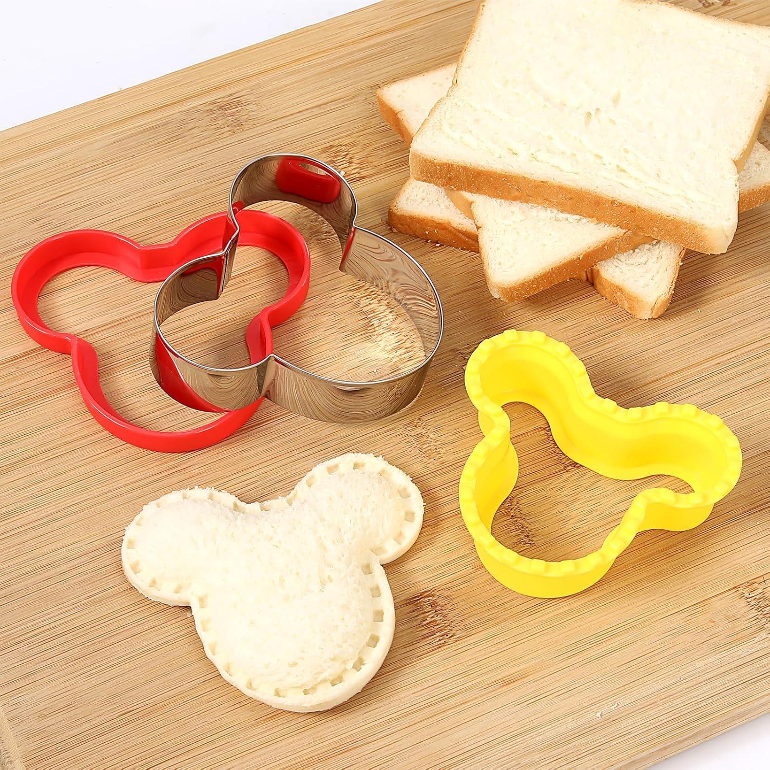 Cortadores de Sándwich Laxizar 4 Piezas + 12 Galletas