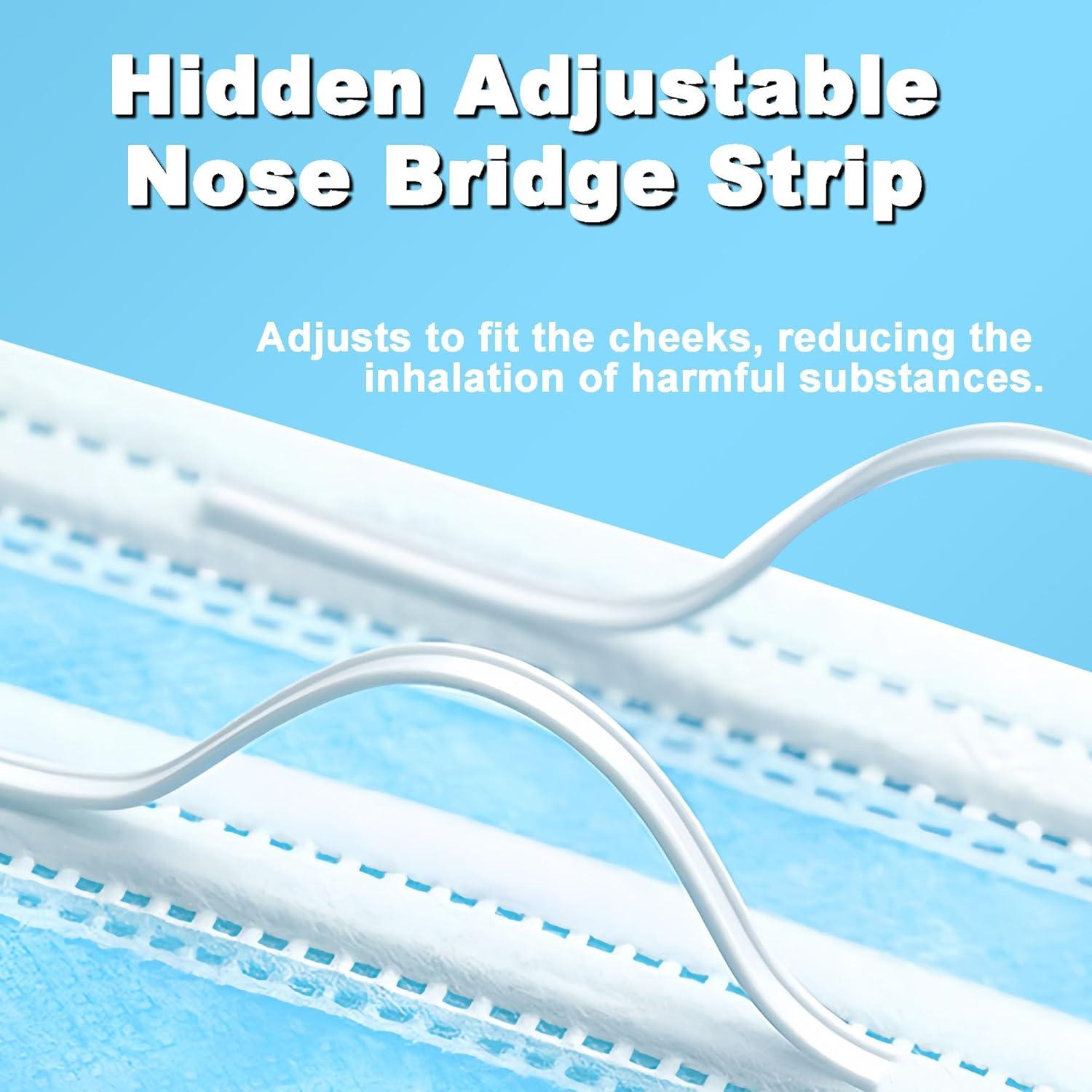 Mascarillas Desechables 3 Capas Azul - 100 Unidades