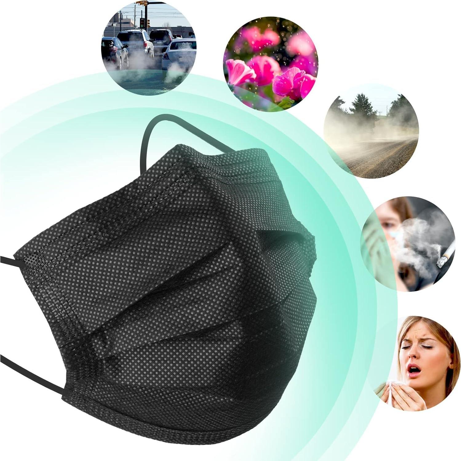 Paquete de 100 Mascarillas Desechables 3 Capas Acewin