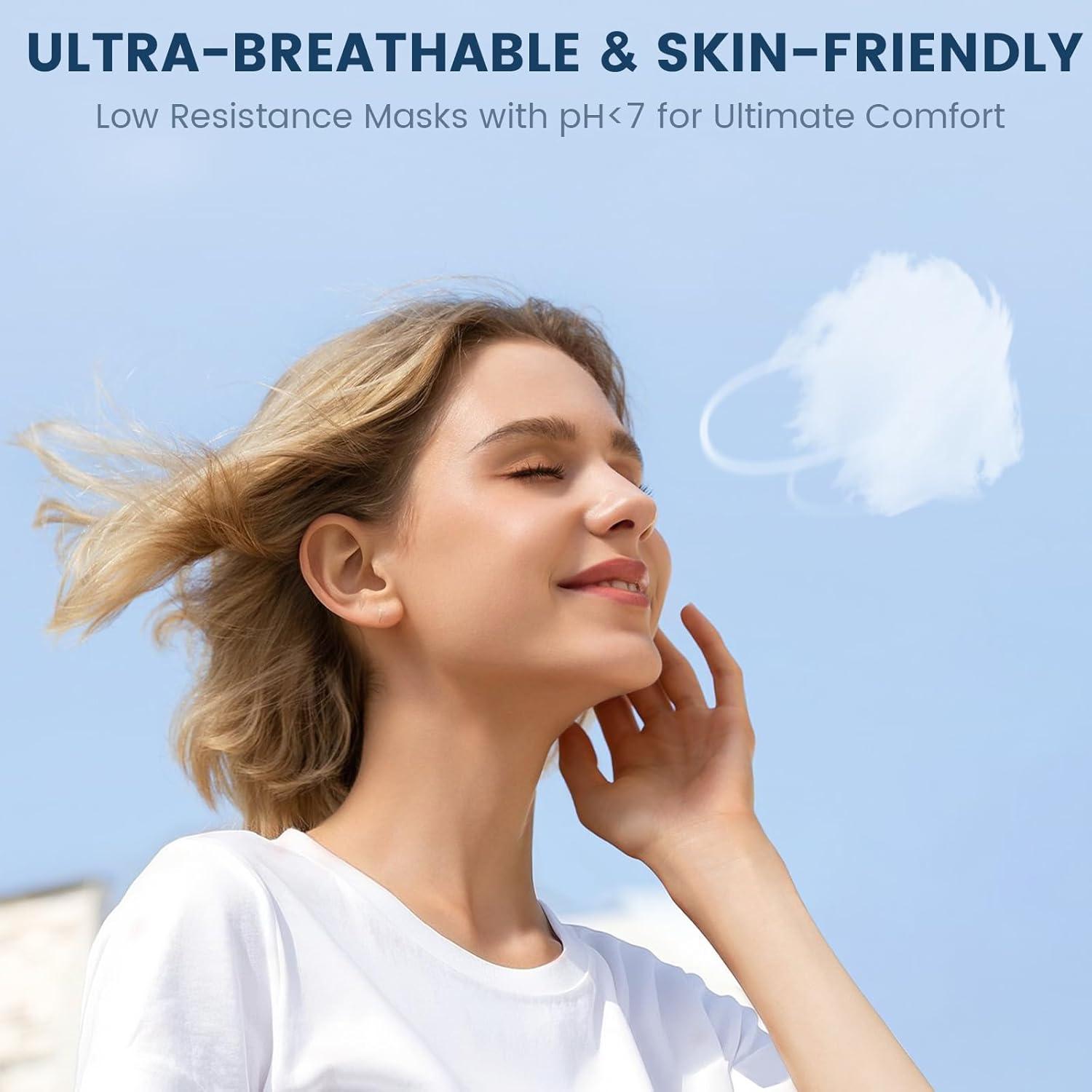 Mascarillas Desechables NEWLA 4 Capas - 50 Unidades, 10 Colores