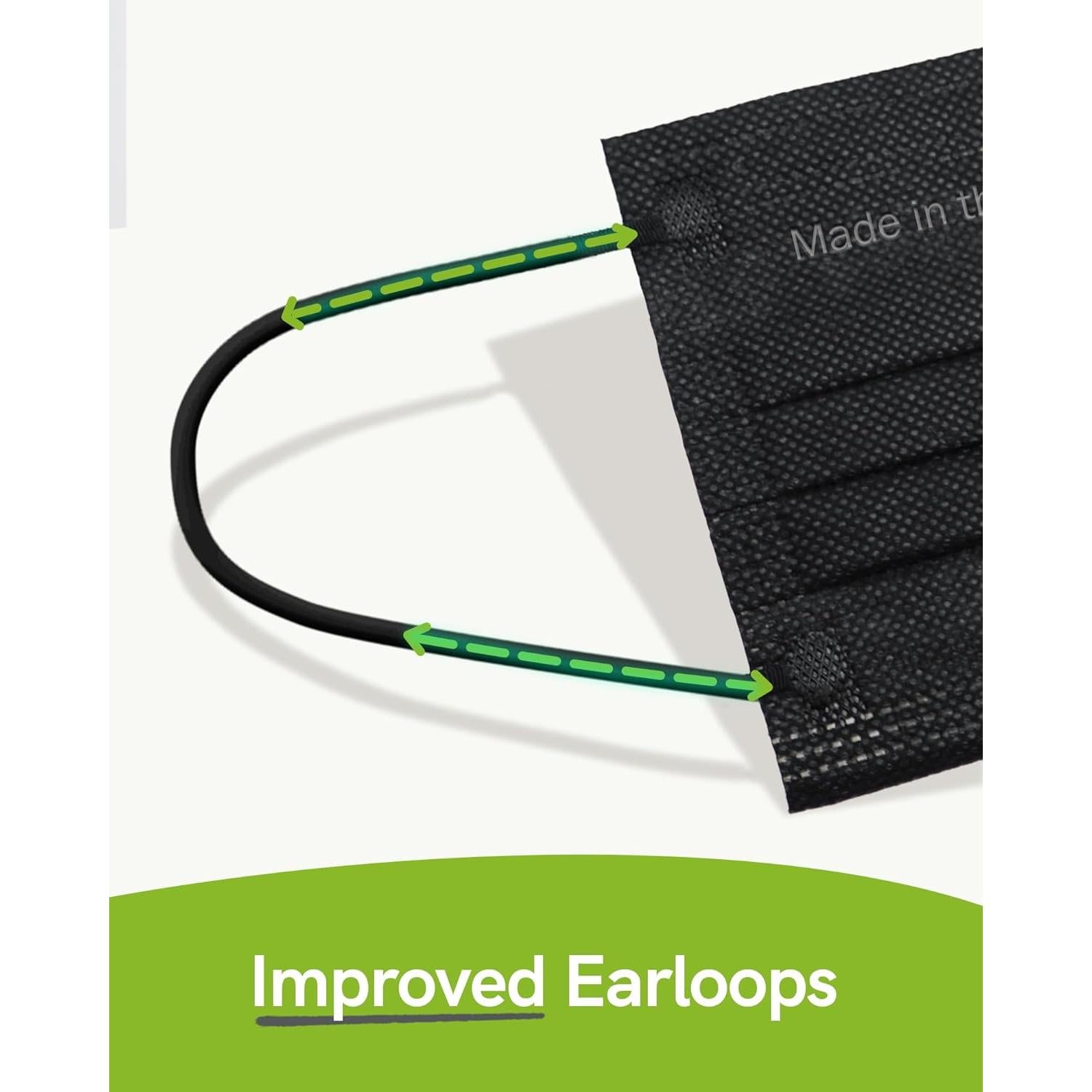 Mascarillas desechables EcoGuard 4 capas grado médico 50 unidades