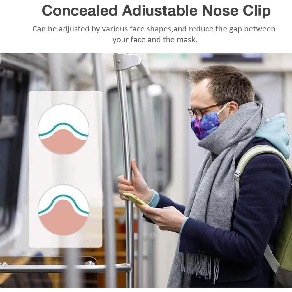 Mascarillas Desechables 3 Capas NVGSN - 100 Pcs Coloridas