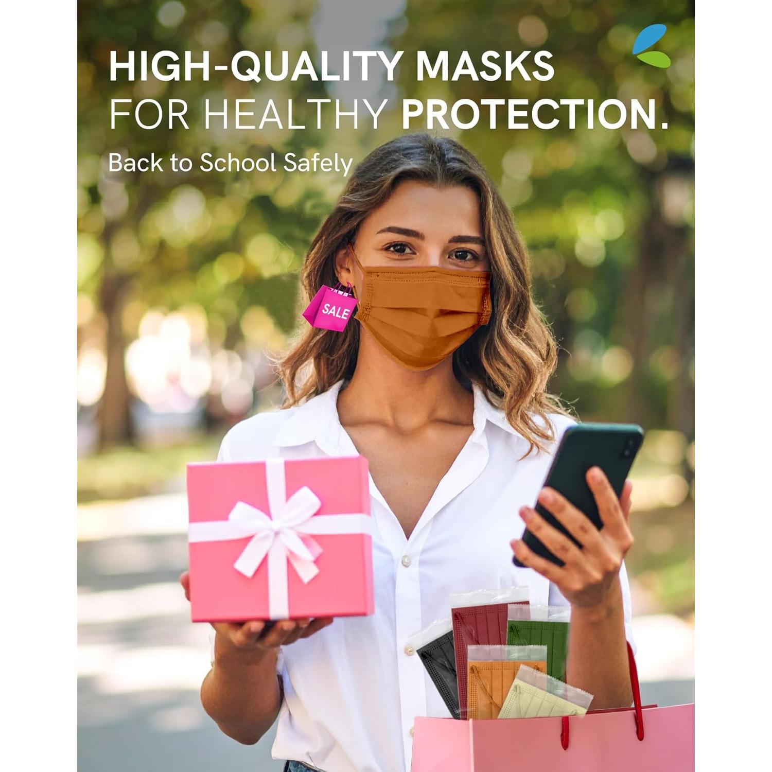 Mascarillas desechables FriCARE 4 capas ASTM Nivel 3 - 100 unidades