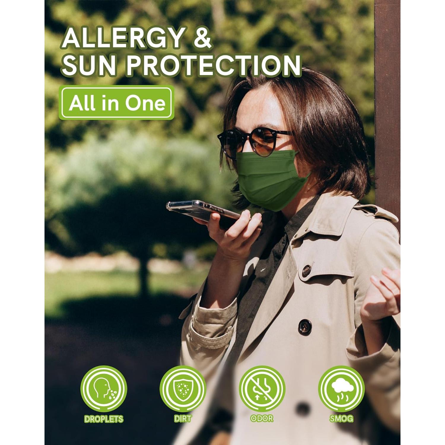 Mascarillas desechables FriCARE 4 capas ASTM Nivel 3 - 100 unidades