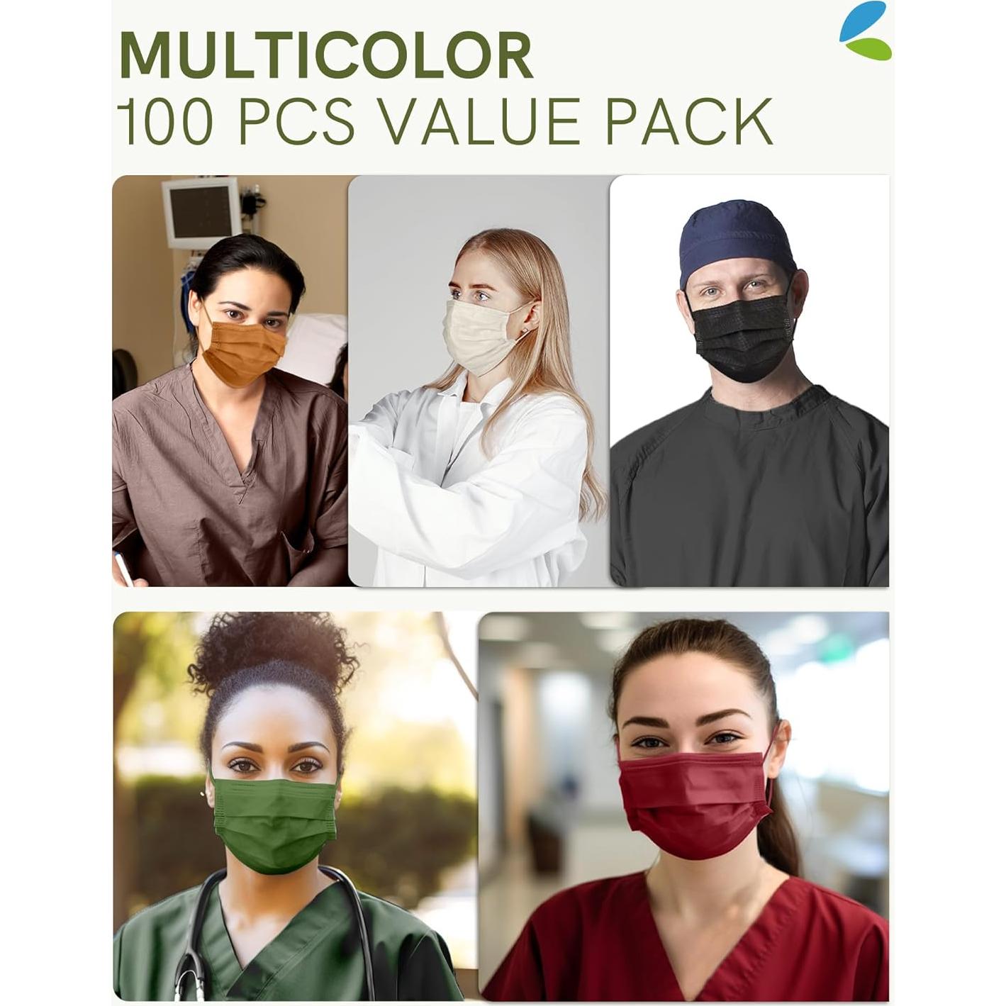 Mascarillas desechables FriCARE 4 capas ASTM Nivel 3 - 100 unidades