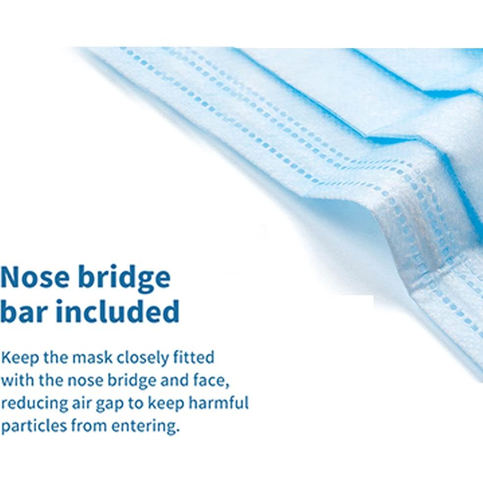 Mascarillas Desechables Litepak 3 Capas Azul 2000 Pcs