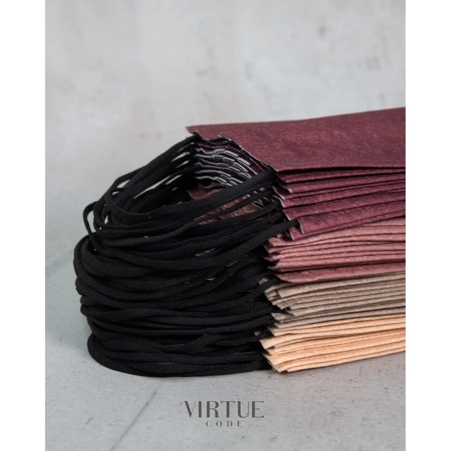 Mascarillas Desechables VIRTUE CODE 3 Capas - 50 Unidades Tonos Tierra