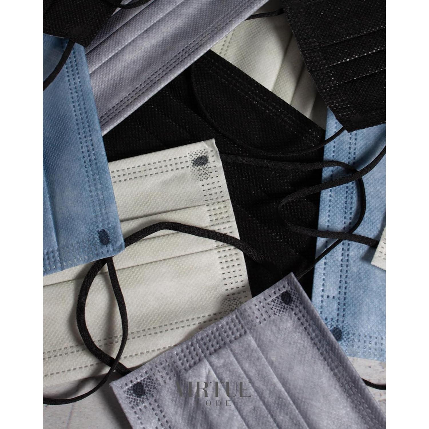 Mascarillas Desechables VIRTUE CODE 3 Capas Coloridas 50 Unidades