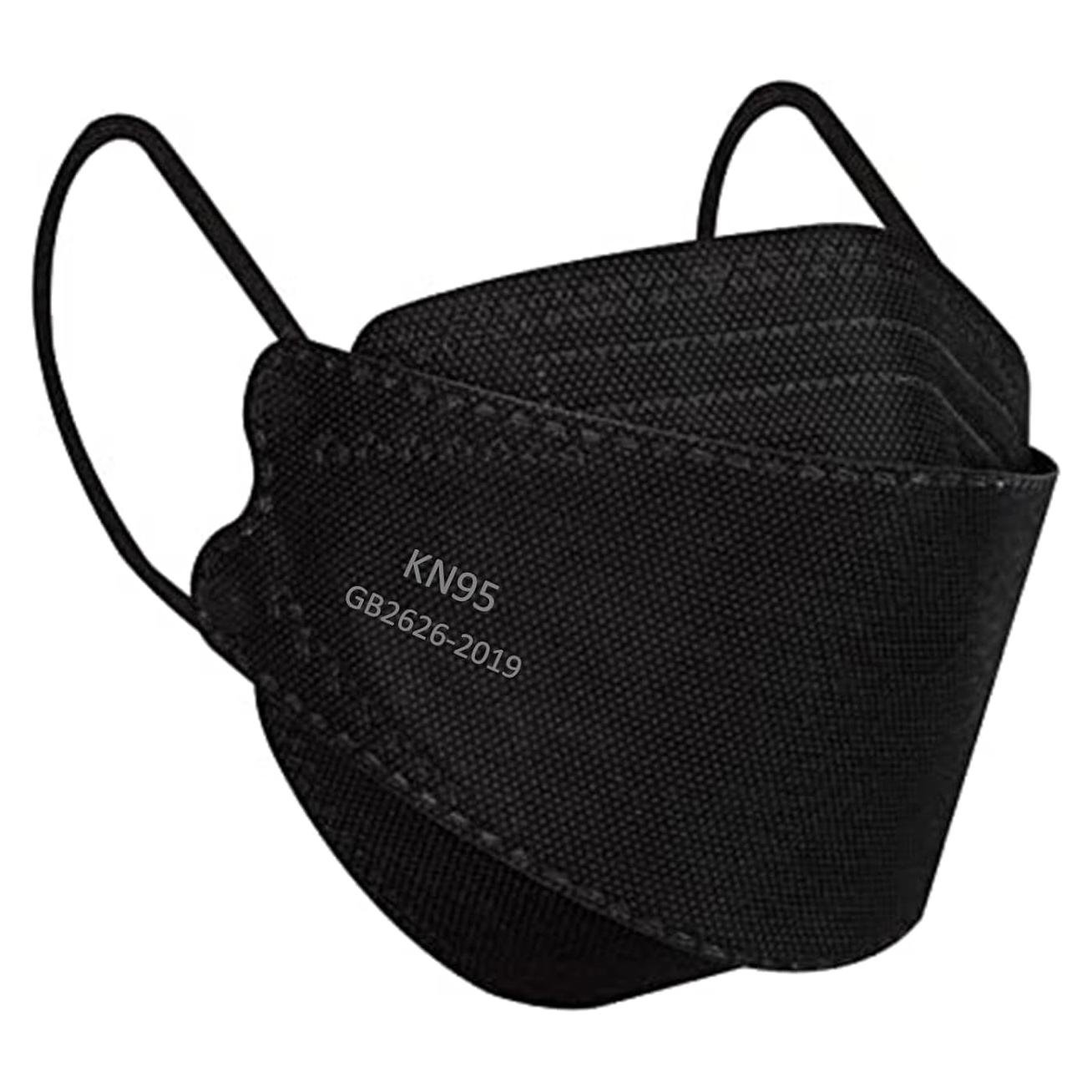 Mascarillas KN95 Borje Adultos 50 Unidades Negra 5 Capas