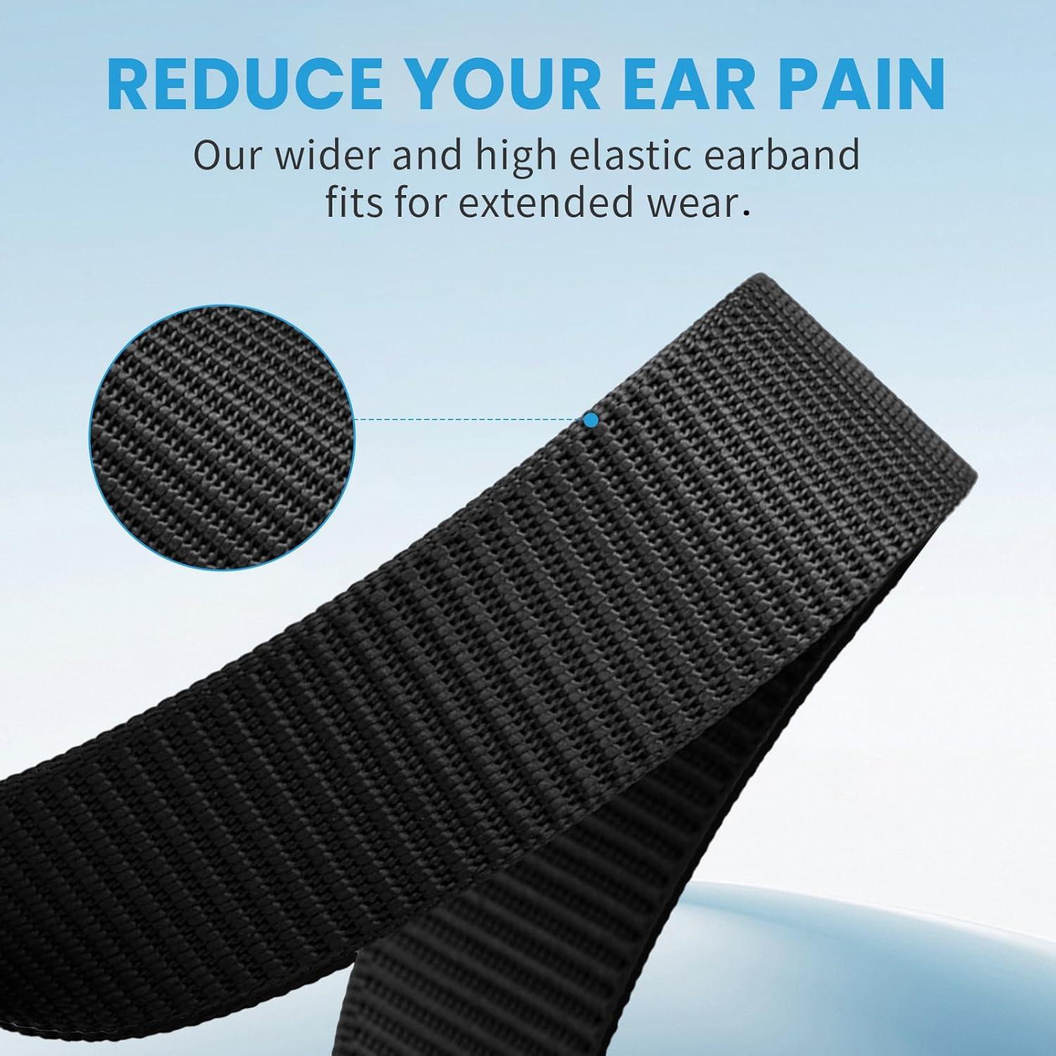 Mascarillas KN95 akgk 50 PCS Negras 5 Capas Transpirables