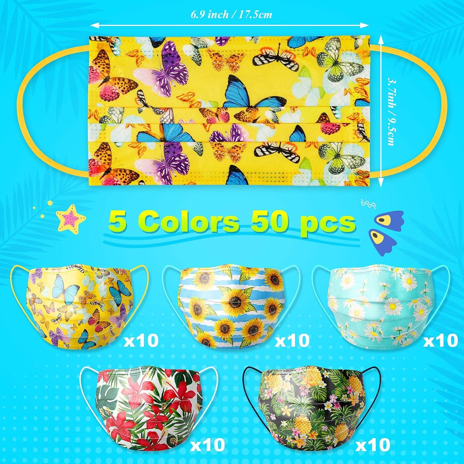 Mascarillas Desechables NiHealth 50PCS para Mujeres - 3 Capas, Ajustables