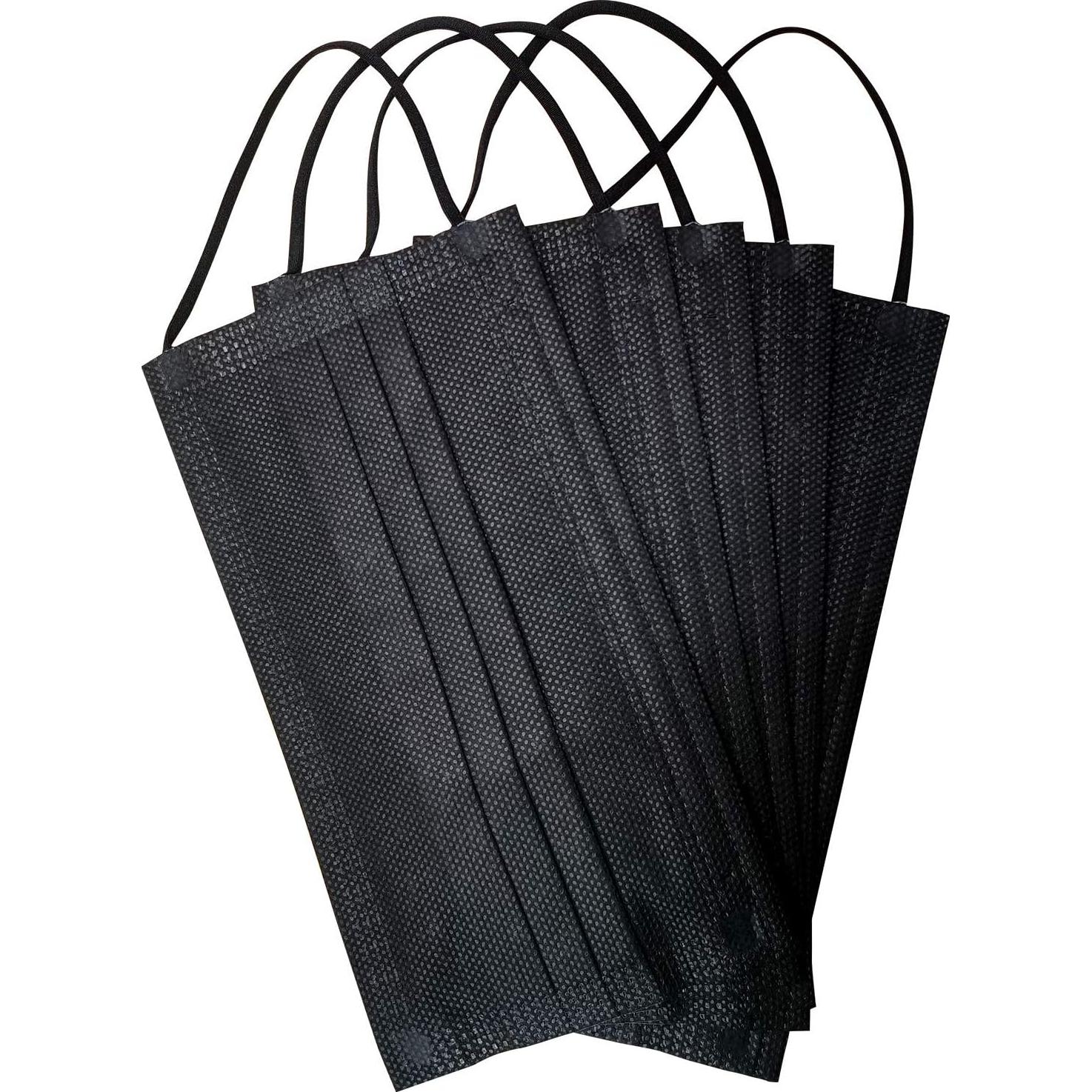 Mascarillas Desechables Negras MFCRERO - Paquete de 50 Unidades