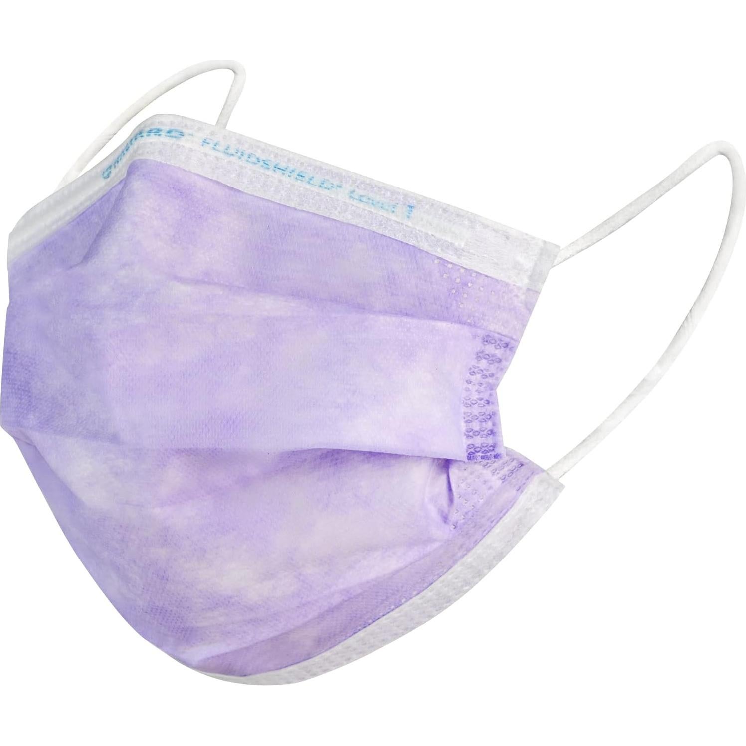 Mascarillas Desechables Halyard FLUIDSHIELD 1 Lavanda - 50 Unidades