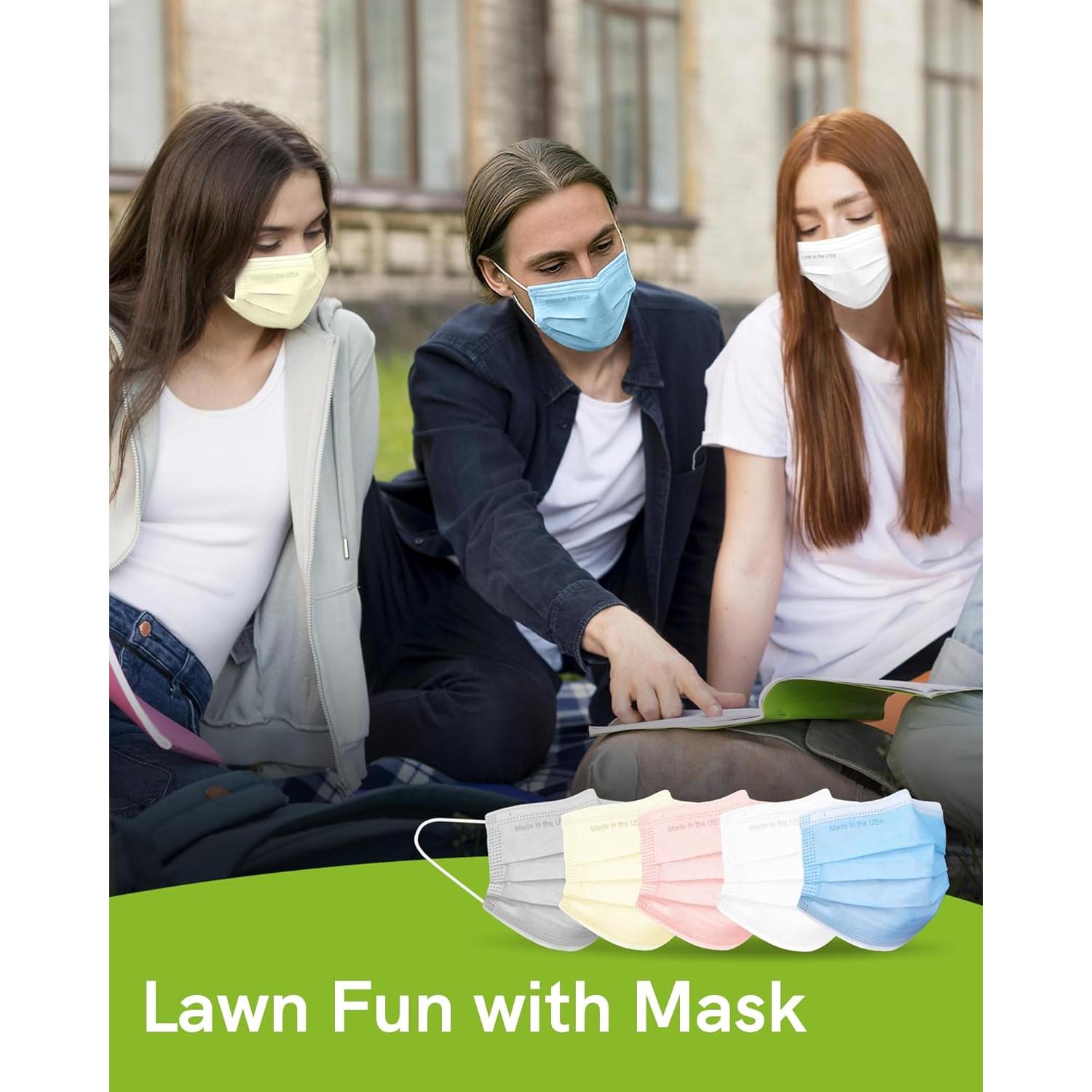 Mascarillas Desechables FriCARE 3 Capas ASTM Nivel 3 50 Pzas