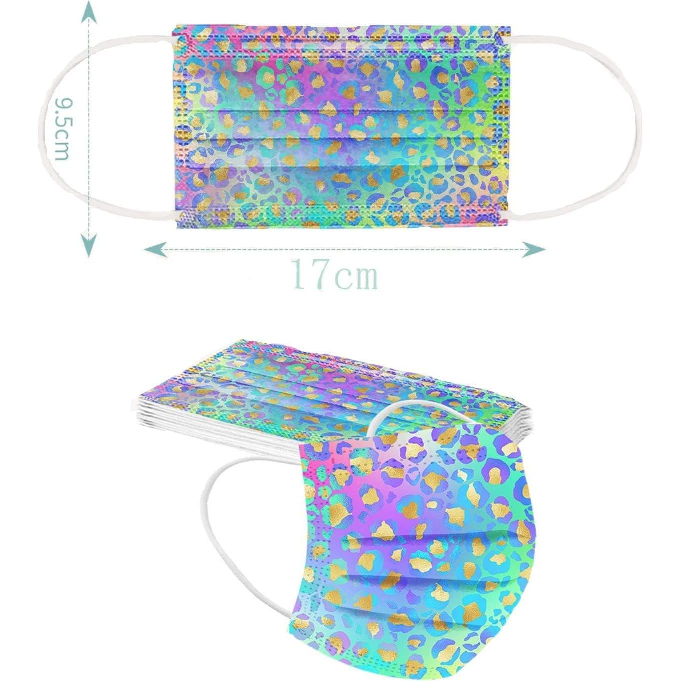 Cubierta Facial Desechable Decorativa 50 Pcs - Adulto Unisex