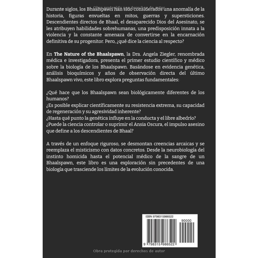 The Nature of the Bhaalspawn (Spanish Edition)