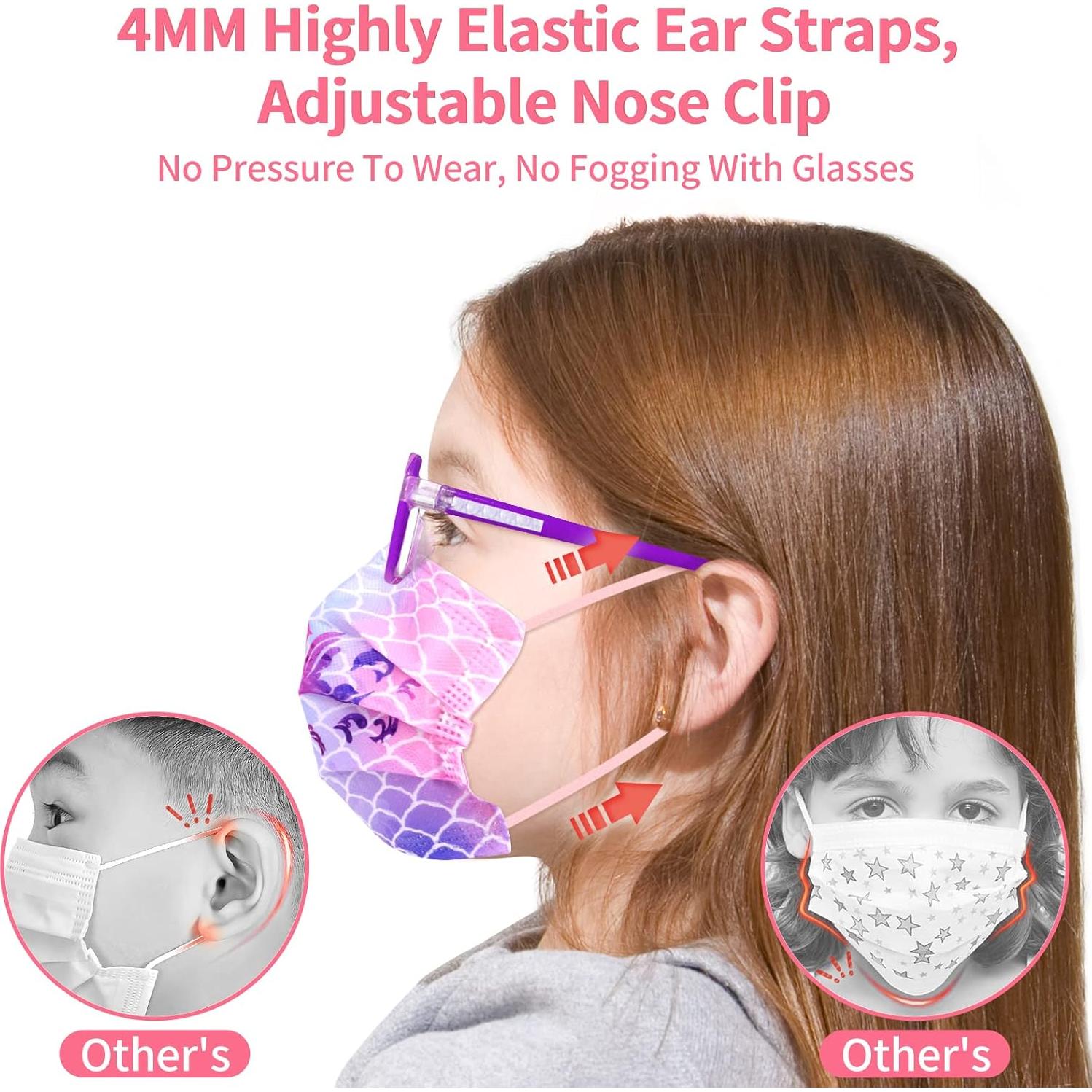 Mascarillas Desechables para Niños NEWLA - 50 Unidades Unicornio