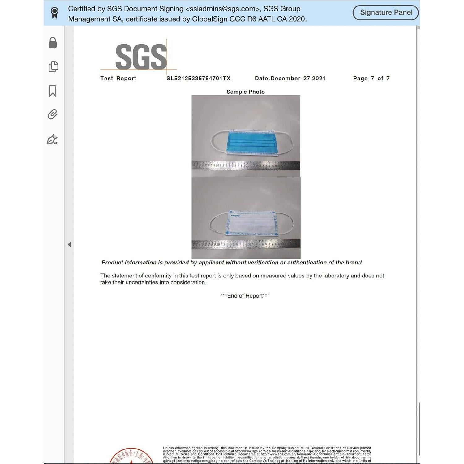 Máscara Facial Desechable Wovenx ASTM 3 Azul 50 Unidades