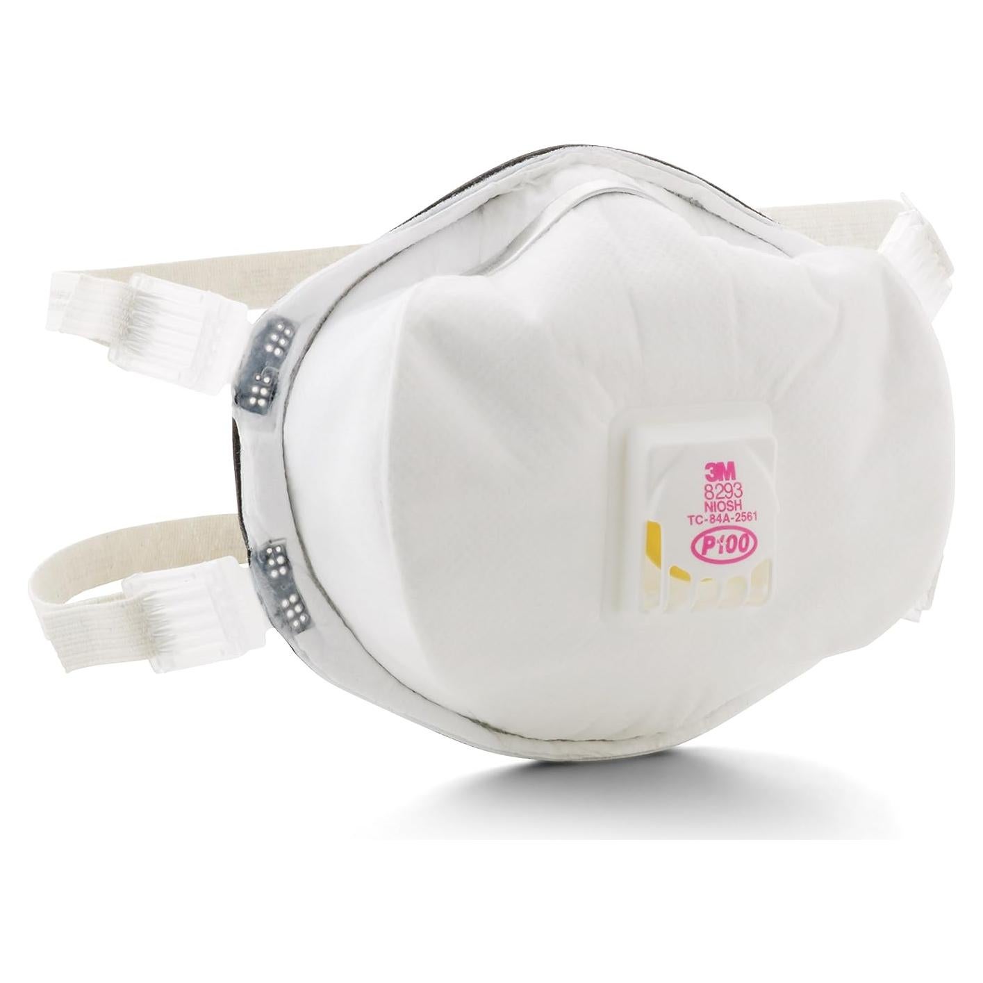 Respirador Desechable 3M 8293 P100 con Válvula Cool Flow