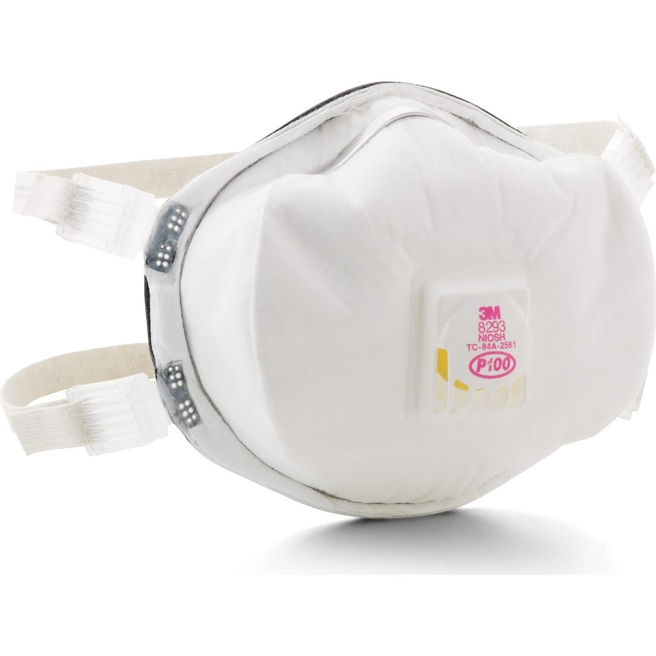 Respirador Desechable 3M 8293 P100 con Válvula Cool Flow