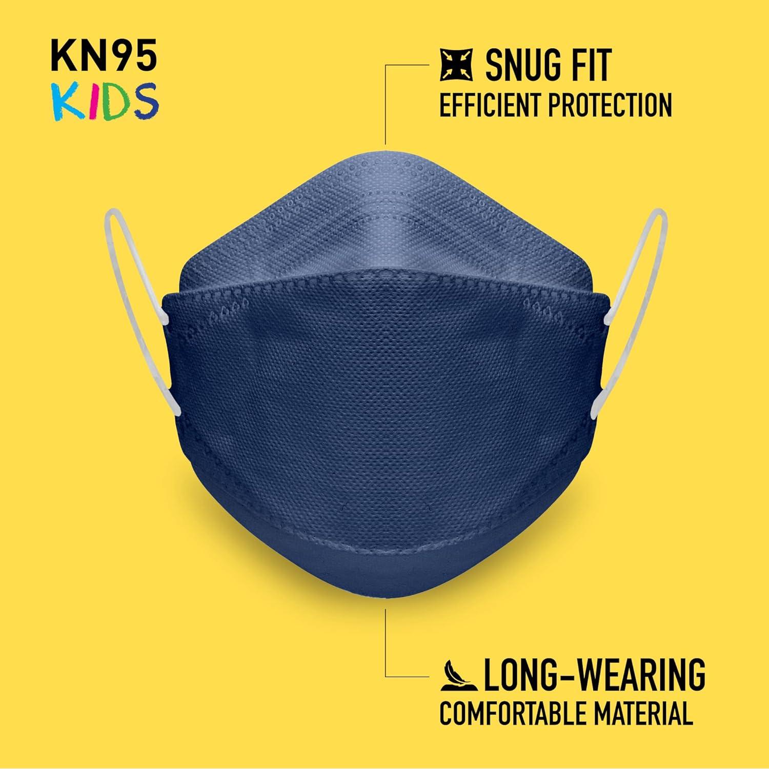 Mascarillas KN95 Desechables Good Mask Co. Azul 25 Unidades