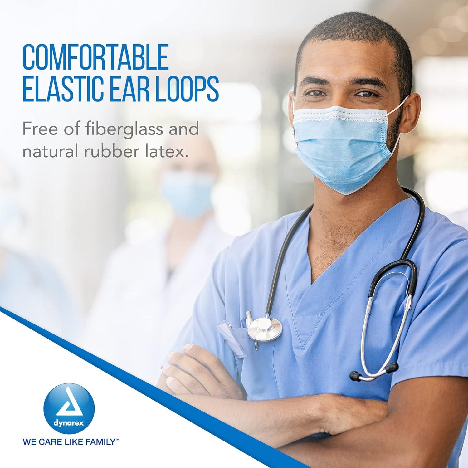 Mascarillas de Procedimiento Dynarex 2201U - 50 Unidades Azul