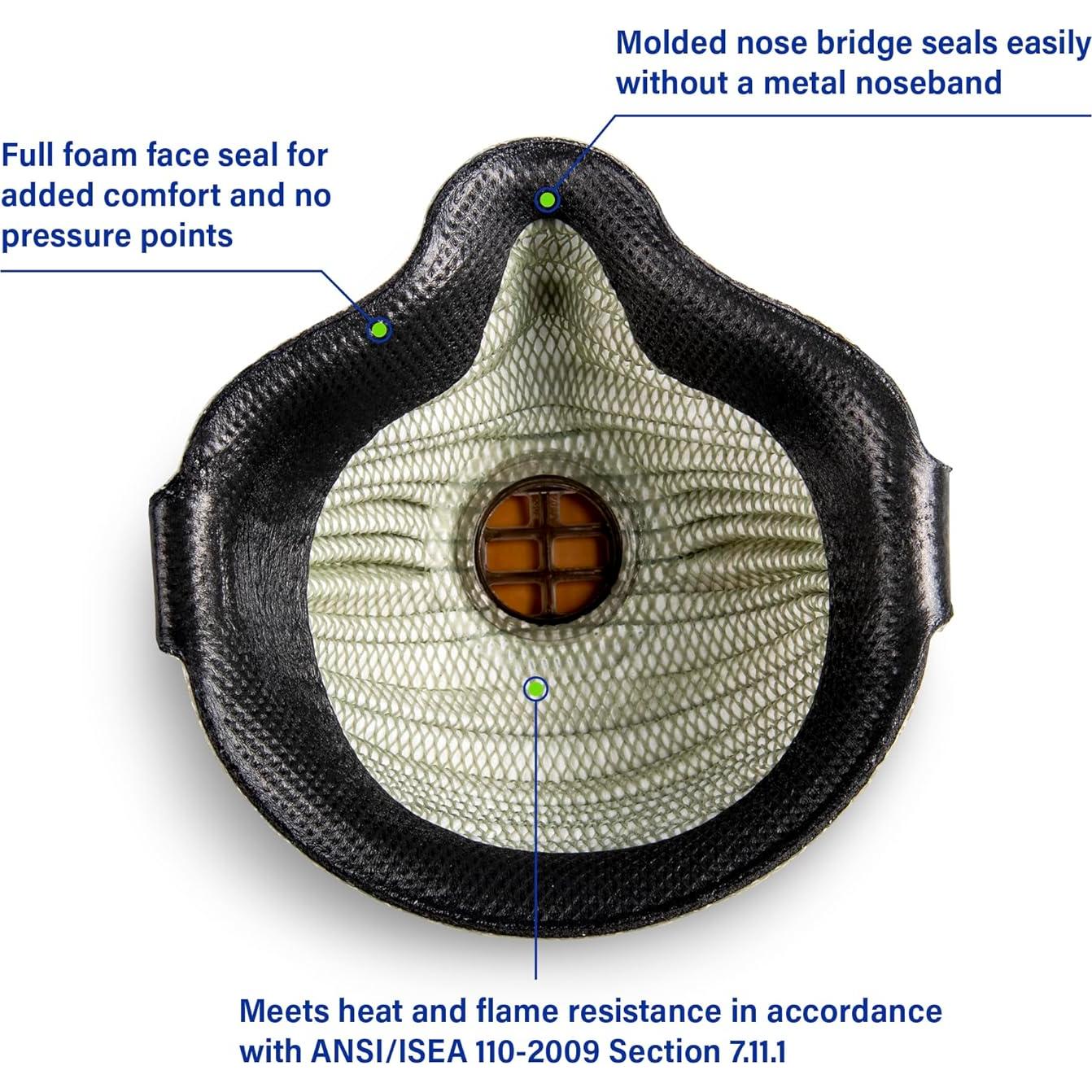 Respirador desechable Moldex 4700N100 N100 Mediano/Grande