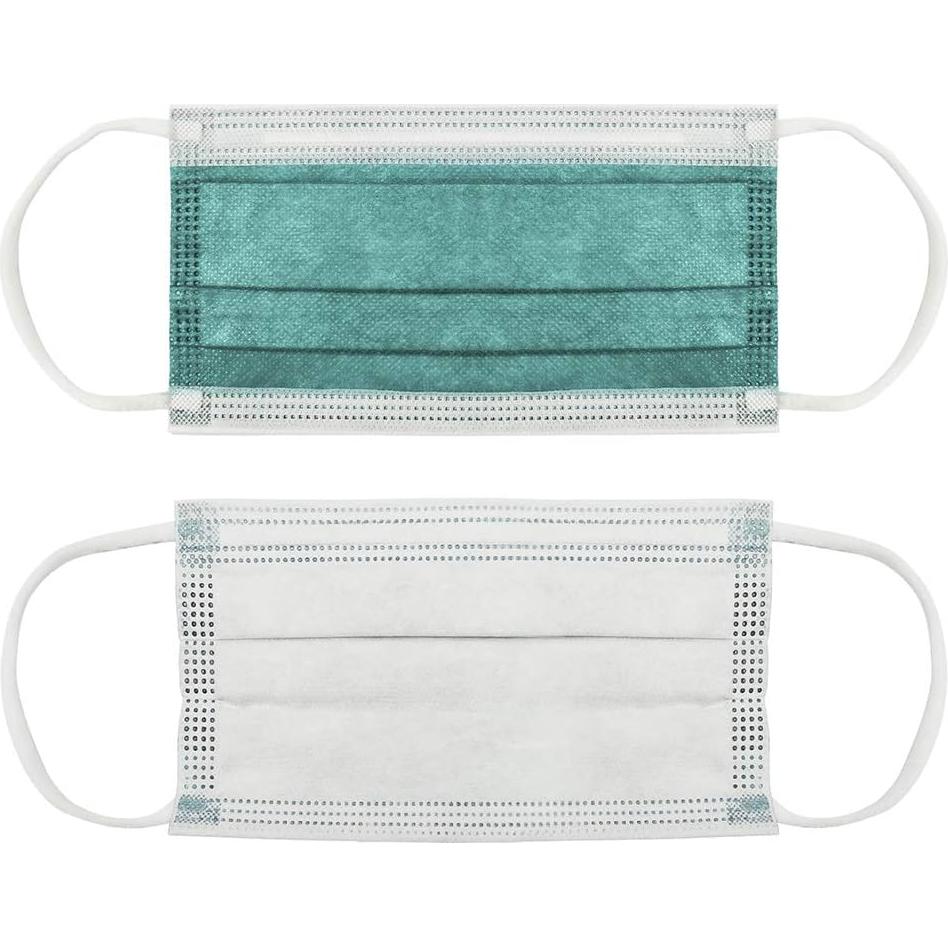 Mascarilla desechable 4 capas SafetyMask 50 piezas Verde