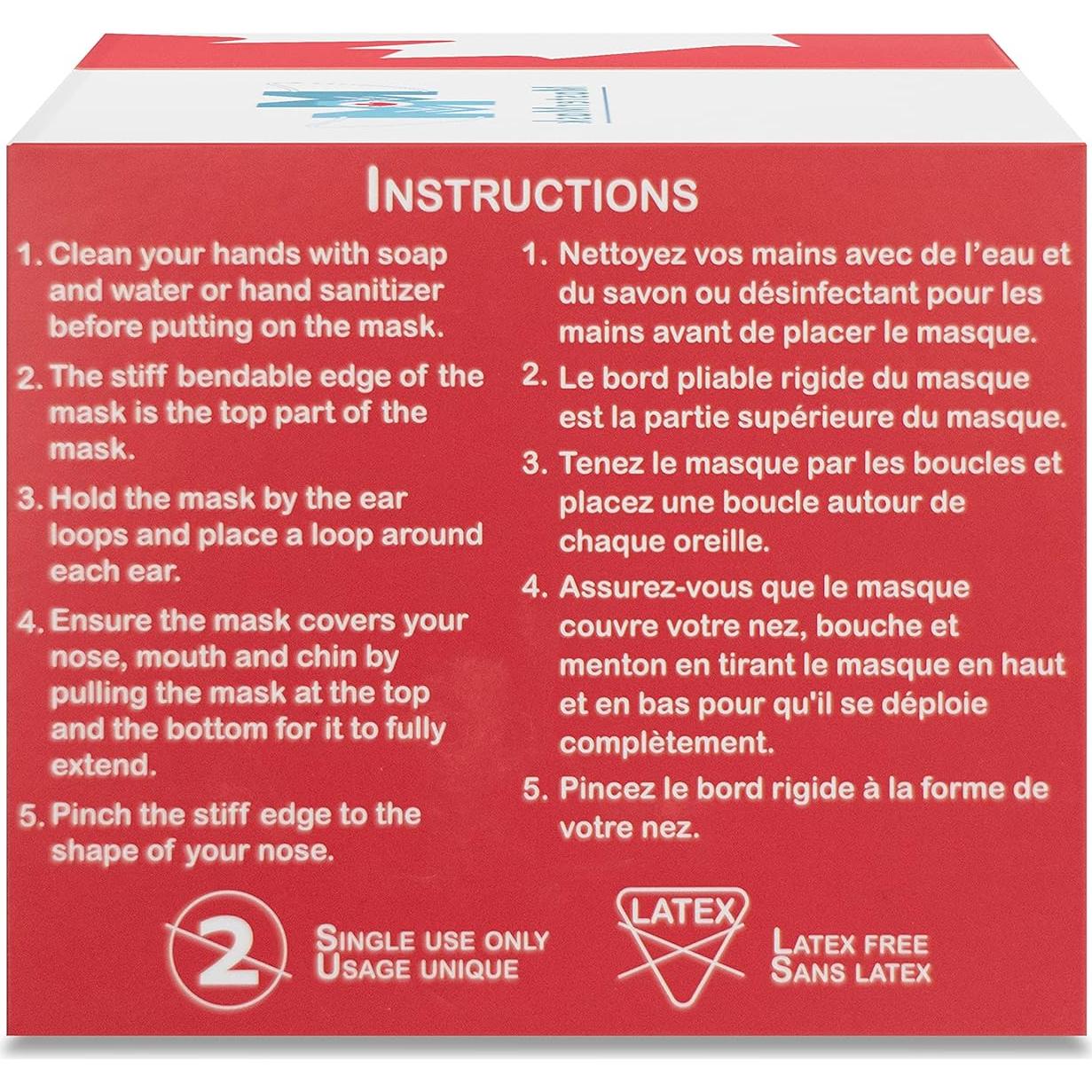 Mascarillas Desechables Master Mask 3 Capas - 50 Unidades