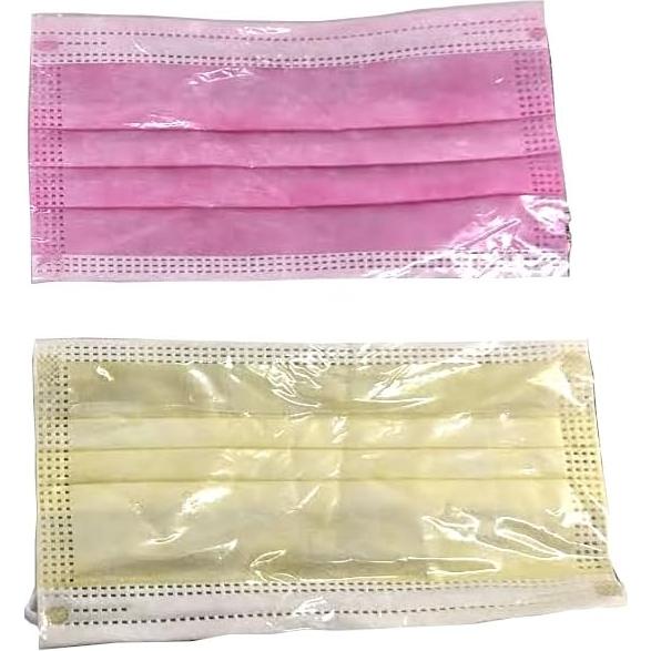 Mascarillas Desechables 3 Capas Individuales 80 Piezas Colores